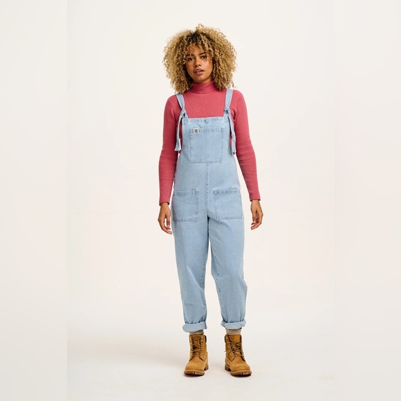 Lucy & Yak Pants - Lucy & Yak Seashell Print Overalls
